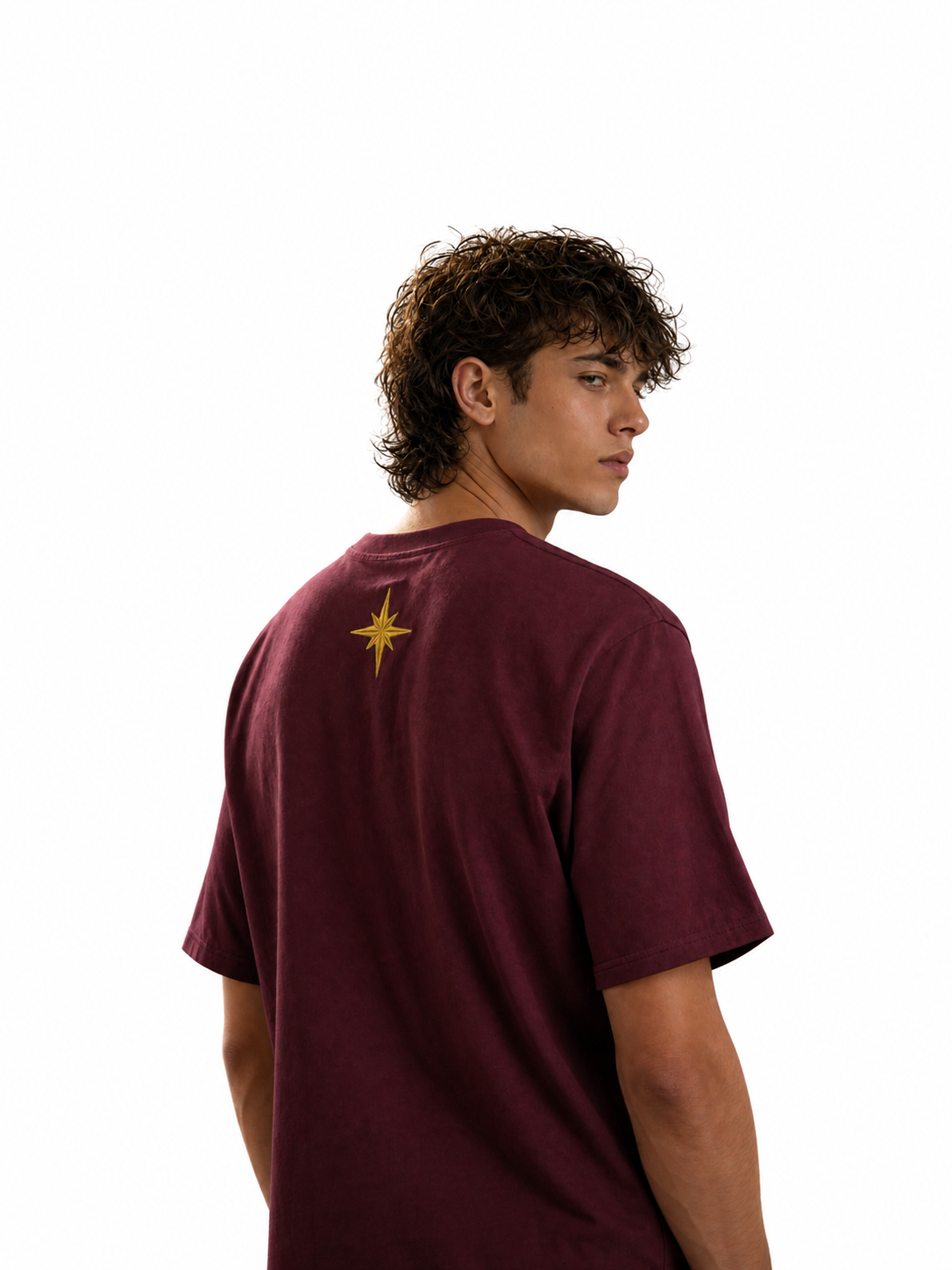 Midnight Compass Oversized Tee