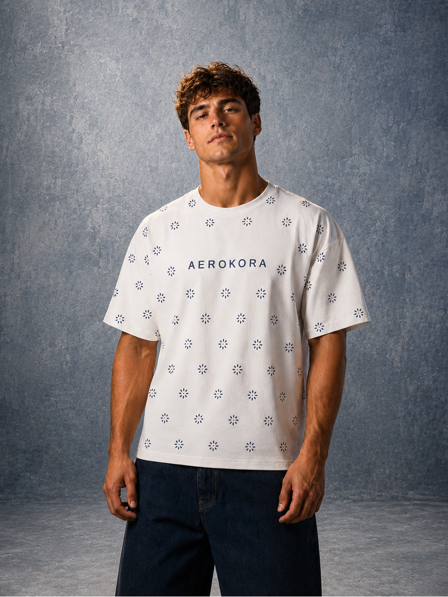 Pattern Drift Oversized Tee